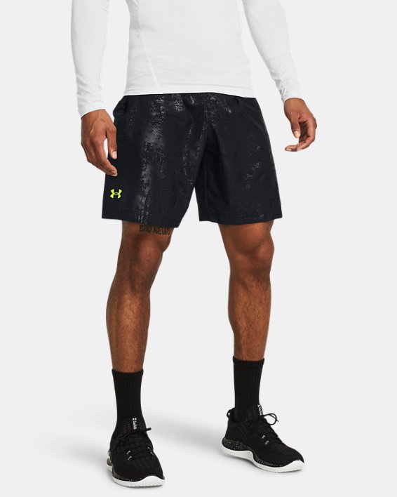 Men's UA Tech™ Woven Emboss Shorts, Black, pdpMainDesktop image number 0